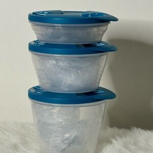 Tupperware Blue Food Storage Set